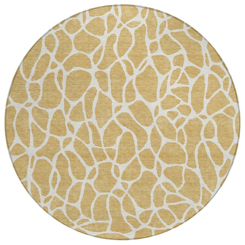HomeRoots Geometric Transitional Rectangle Outdoor Rug