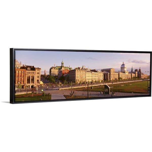 Shop Montreal Quebec Canada Black Float Frame Canvas Art Overstock 25514031