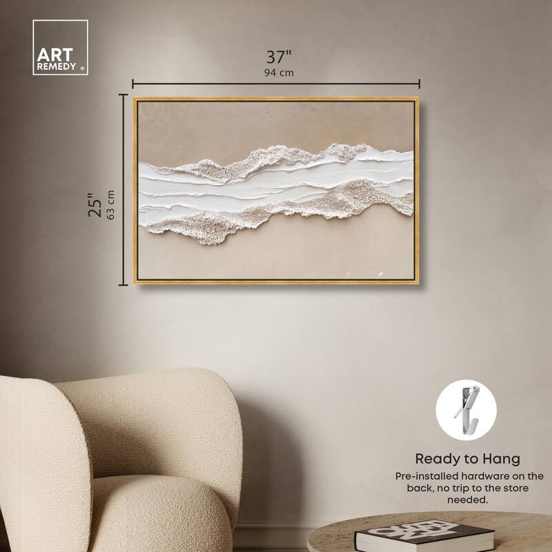 Textured Sea I Canvas by Art Remedy