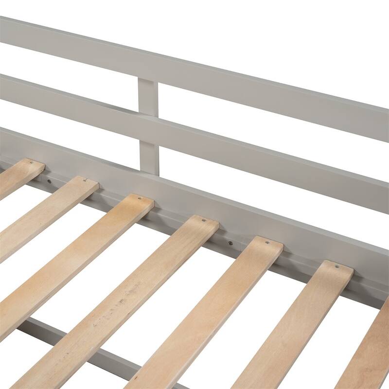 Merax Twin Loft Bed with Two Shelves and Two drawers