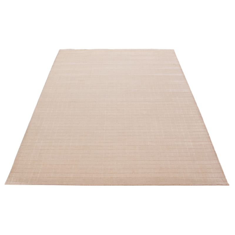 ECARPETGALLERY Hand Loomed Kashkuli Gabbeh Cream Silk Rug - 6'7 x 10'3