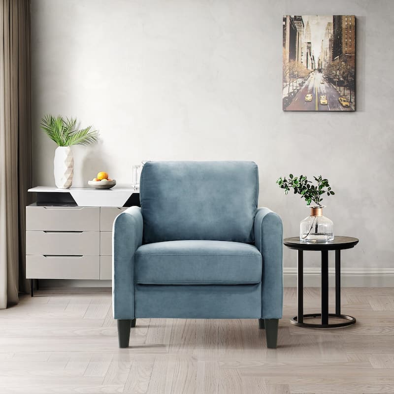 Clayfell Airell Velvet Arm Living Room Set