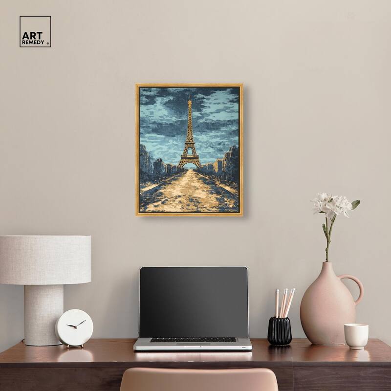 Textured Paris Embroidery Canvas by Art Remedy