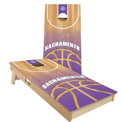Sacramento Basketball Outdoor Cornhole Board Set