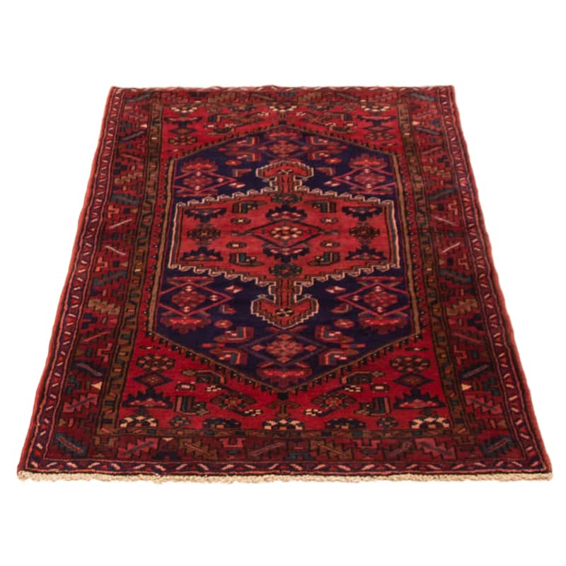 ECARPETGALLERY Hand-knotted Andelz Red Wool Rug - 4'3 x 6'11