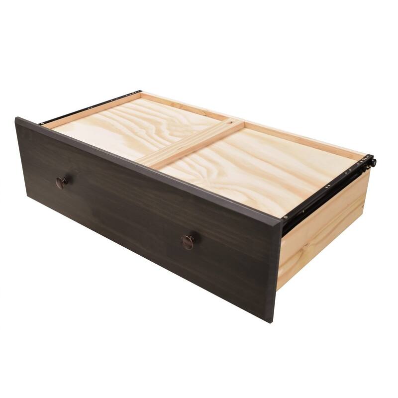Grain Wood Furniture Shaker 5-drawer Solid Wood Chest