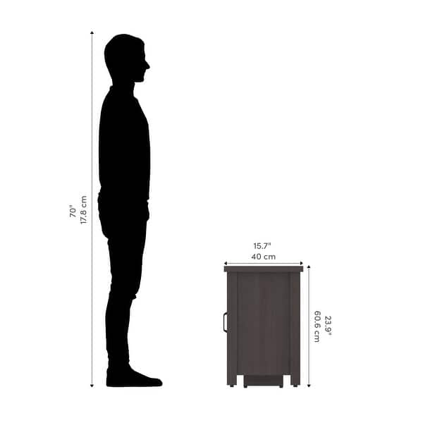 dimension image slide 0 of 3, Bestar Isida 58W TV Stand