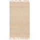preview thumbnail 2 of 8, The Gray Barn Flynn Hand-woven Jute Fringed Area Rug