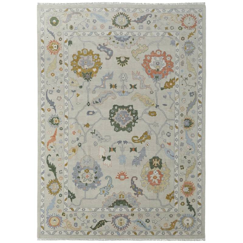 HomeRoots Floral Craftsman Rectangle Area Rug