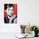 preview thumbnail 6 of 6, iCanvas "Audrey Hepburn" by Ahmad Shariff Canvas Print 12x8x0.75