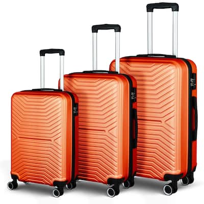 Luggage Sets, 3 Piece Luggage Expandable Suitcase Set, ABS Hardshell 4-Wheel Spinner Luggage with TSA Lock