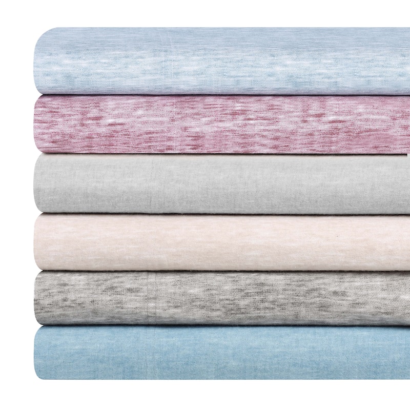 Superior Melange Flannel Cotton Sheet Set