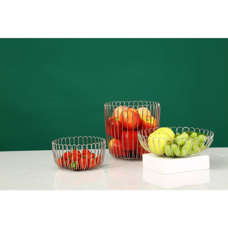 YBM Home Fruit Basket Bowl for Kitchen Counter and Pantry