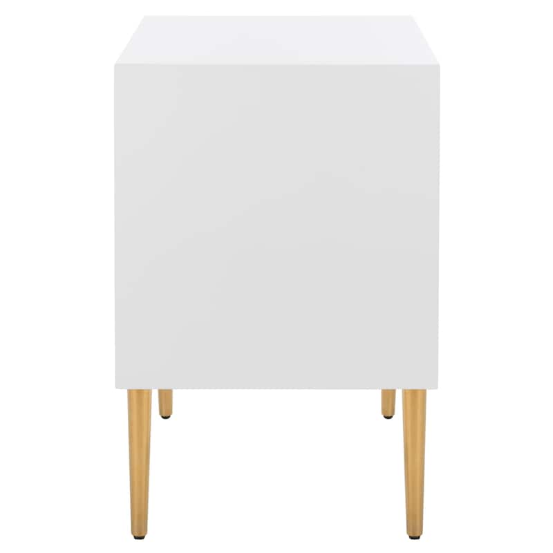 SAFAVIEH Couture Apollo 3-Drawer Beetlewood Side Table - 24Wx18Dx28H