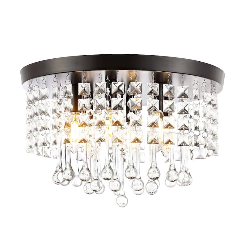 Modern Flush Mount Ceiling Light D15"H9"