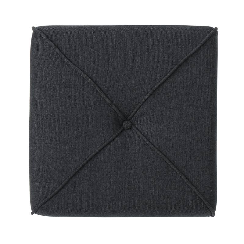 Dark Charcoal Ottoman