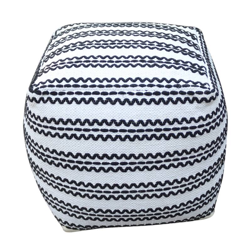 Lani Handcrafted Fabric Pouf
