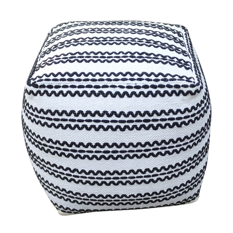 Modern Design Fabric Pouf,Filled with Polystyrene Beads Ottoman,Softness And Comfort
