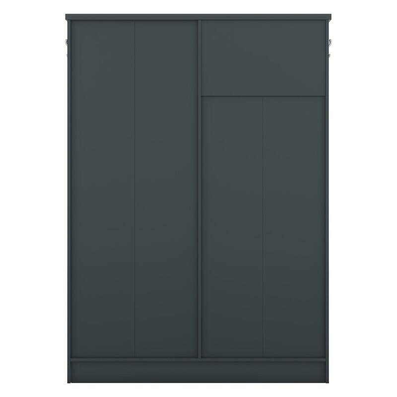 73.2"H Multi-functional Hall Tree with Storage Shelves Drawers and Cabinet