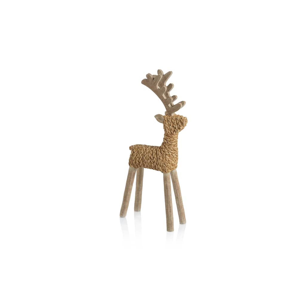 Lettice 9.5" Standing Deer Figurines, Set of 2