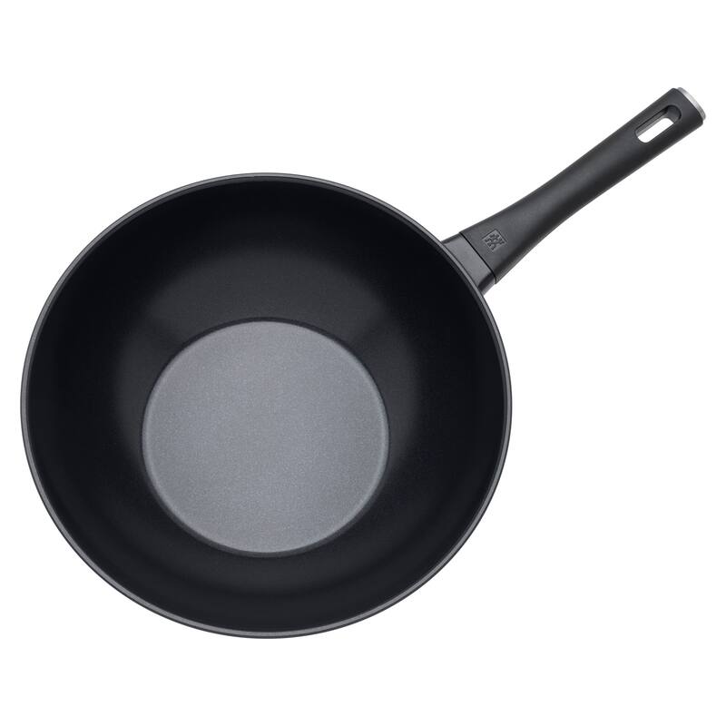 ZWILLING Madura Plus Ceramic 12-inch Aluminum Stir Fry Pan Ceramic Nonstick - Black