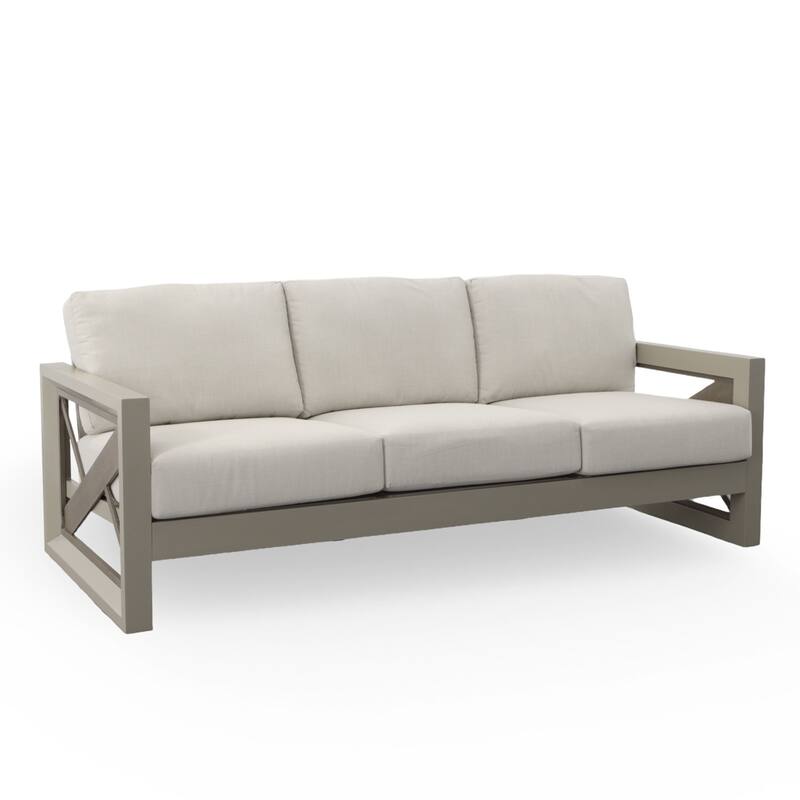 Diglur 3-Piece Outdoor Lounge Set, Gray