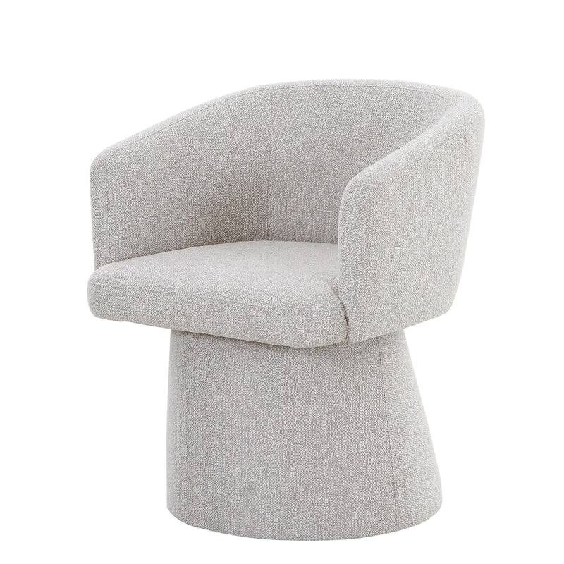 Modrest Linton Modern Light Grey Fabric Dining Chair