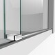 preview thumbnail 10 of 15, DreamLine Enigma-X 56-60 in. W x 76 in. H Fully Frameless Sliding Shower Door - 56" - 60" W