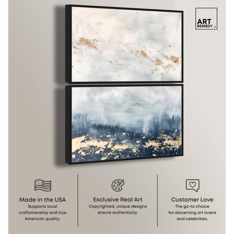 Inner Cosmos II Canvas Set of 2 by Art Remedy