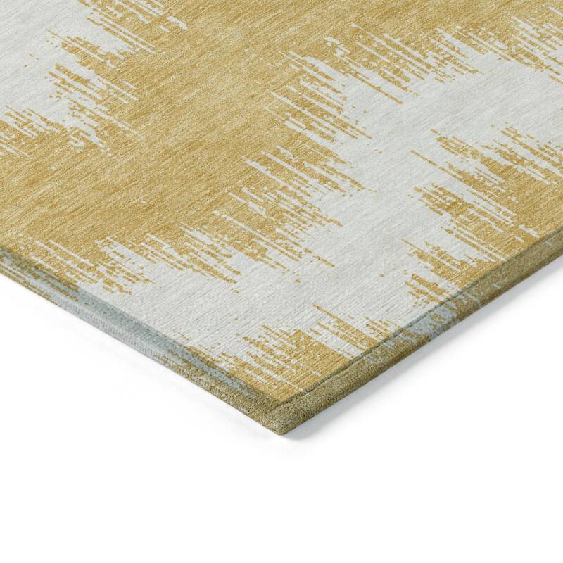 Machine Washable Indoor/ Outdoor Chantille Modern Chevron Rug