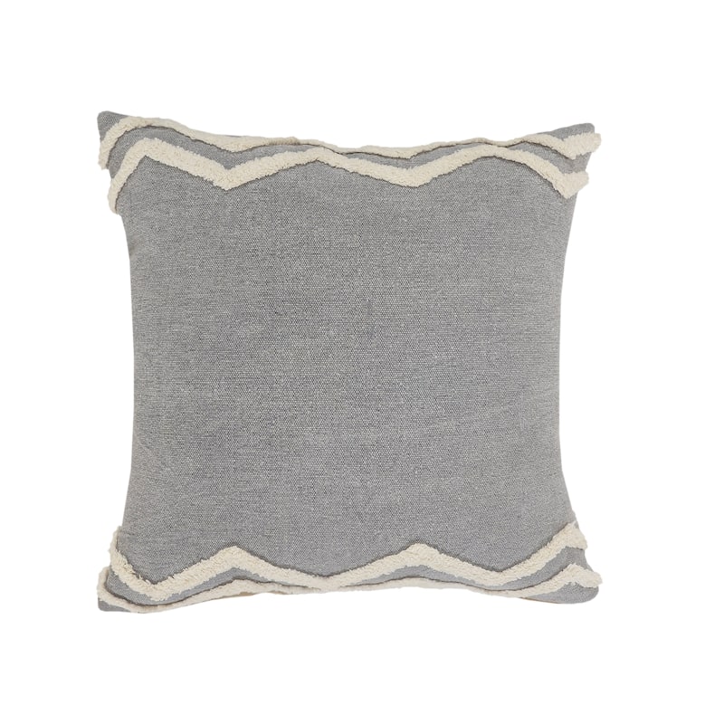 Sevita Soft Chevron Bordered Throw Pillow, Single or Set of 2