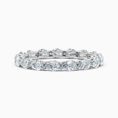 Auriya 14k Gold Pear East-West Lab Grown Diamond Eternity Band 1.70 - 6.75 ct. tw. (F-G, VS)