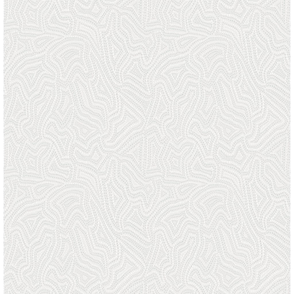 A-Street Prints Hollenback Pearl Dotted Abstract Wallpaper