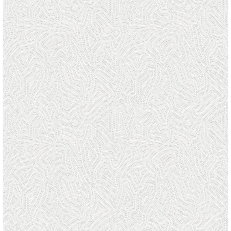 A-Street Prints Hollenback Pearl Dotted Abstract Wallpaper