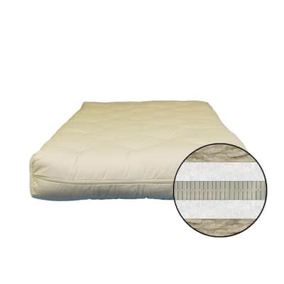 Sublime All Natural Latex Mattress Futon With Cotton Case