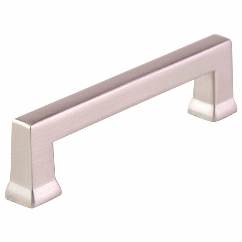 5 Pack Drawer Pulls - 4.2"L x 0.4"W - Brushed Nickel