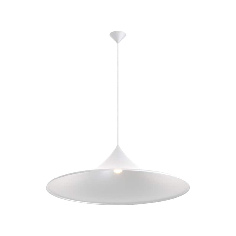 Golden Lighting Vistara 1-light 35in Pendant in Sand White - Gold