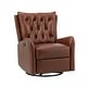 preview thumbnail 5 of 45, Jordano Genuine Leather Recliner with Metal Base by HULALA HOME