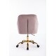 preview thumbnail 9 of 8, Modern Velvet Swivel Shell Chair with Casters, Adjustable Lift Seat
