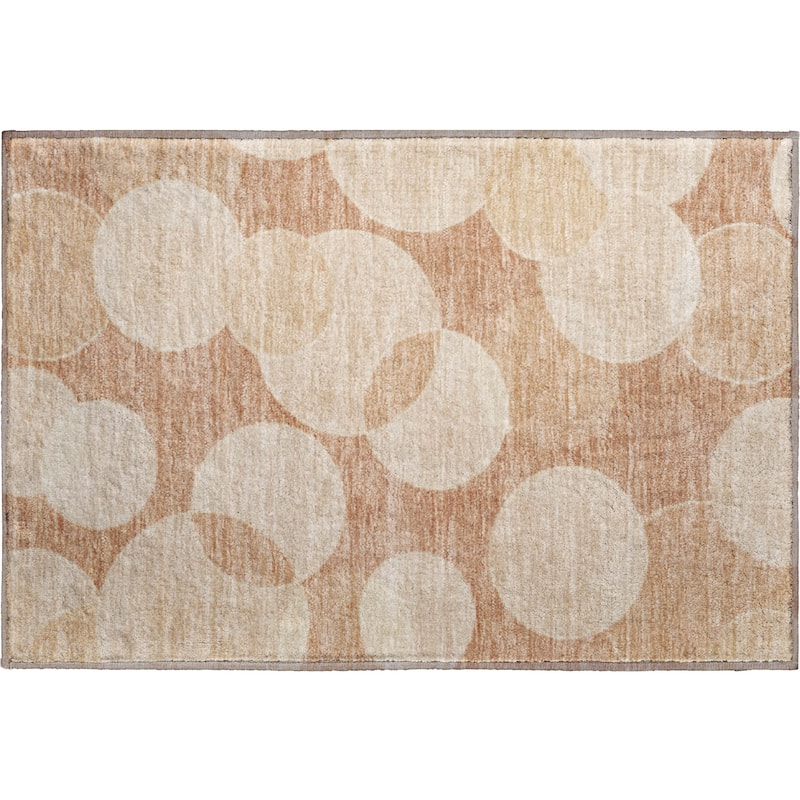 Premium Washable Super Soft Contemporary Bubbles Mayfield Rug
