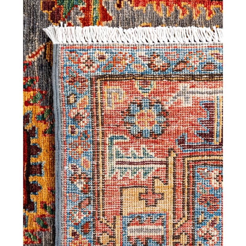 Serapi One-of-a-Kind Hand-Knotted Area Rug - Gray - 4' 2" x 5' 10"