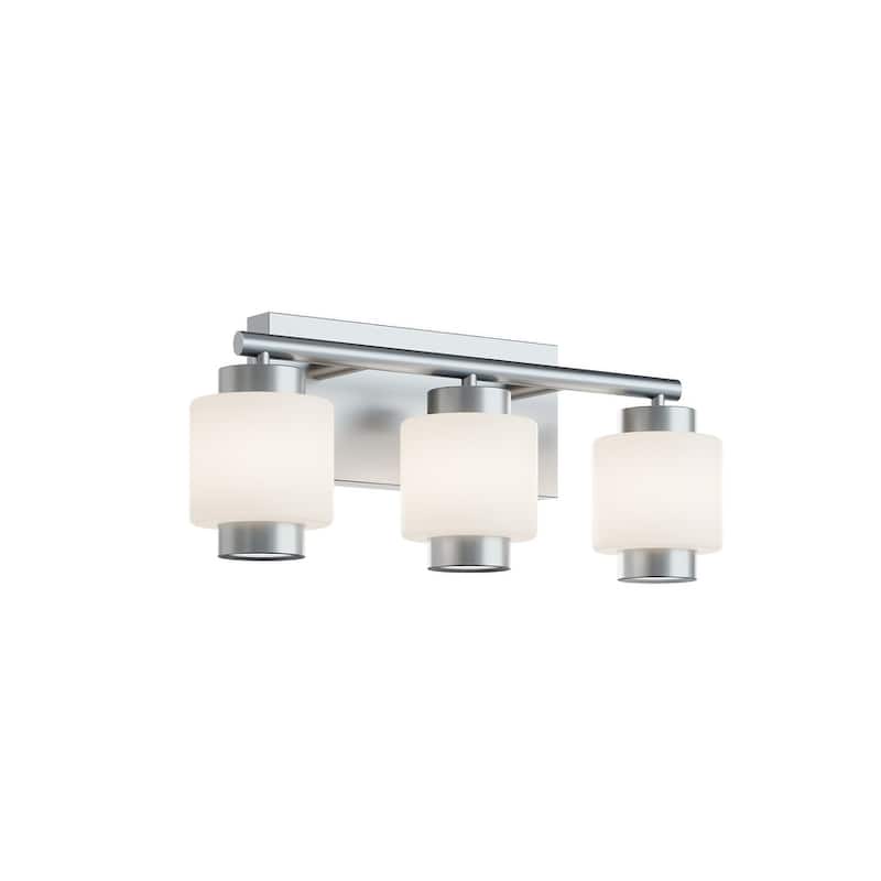 AFX SYDV2107LAJUD Sydney 3 Light 7" Wide LED Vanity Light - Satin Nickel