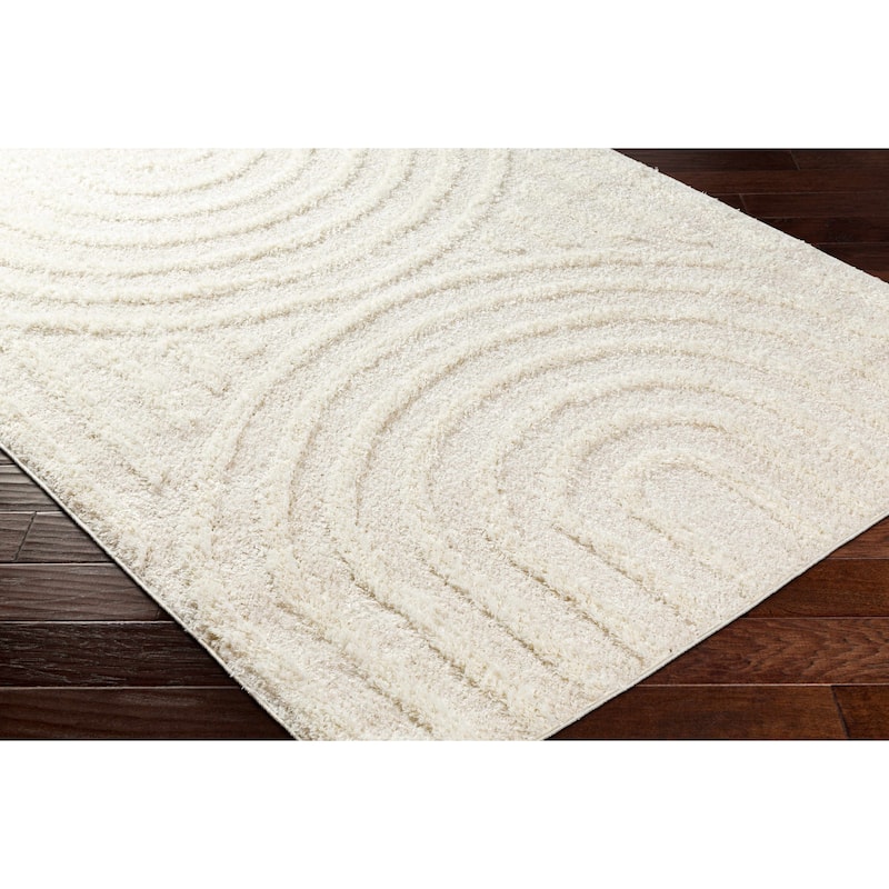 Hauteloom Arnel Living Room, Bedroom Area Rug - Beige - 2' x 3'