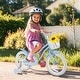 preview thumbnail 7 of 16, Kids Bike with Training Wheels and Basket for Ages 3-8 Boys Girls 16-Inch - Light-Blue