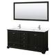 Option Dark Espresso / White Cultured Marble Top /