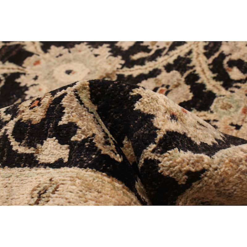 ECARPETGALLERY Hand-knotted Chobi Finest Black Wool Rug - 5'0 x 6'8