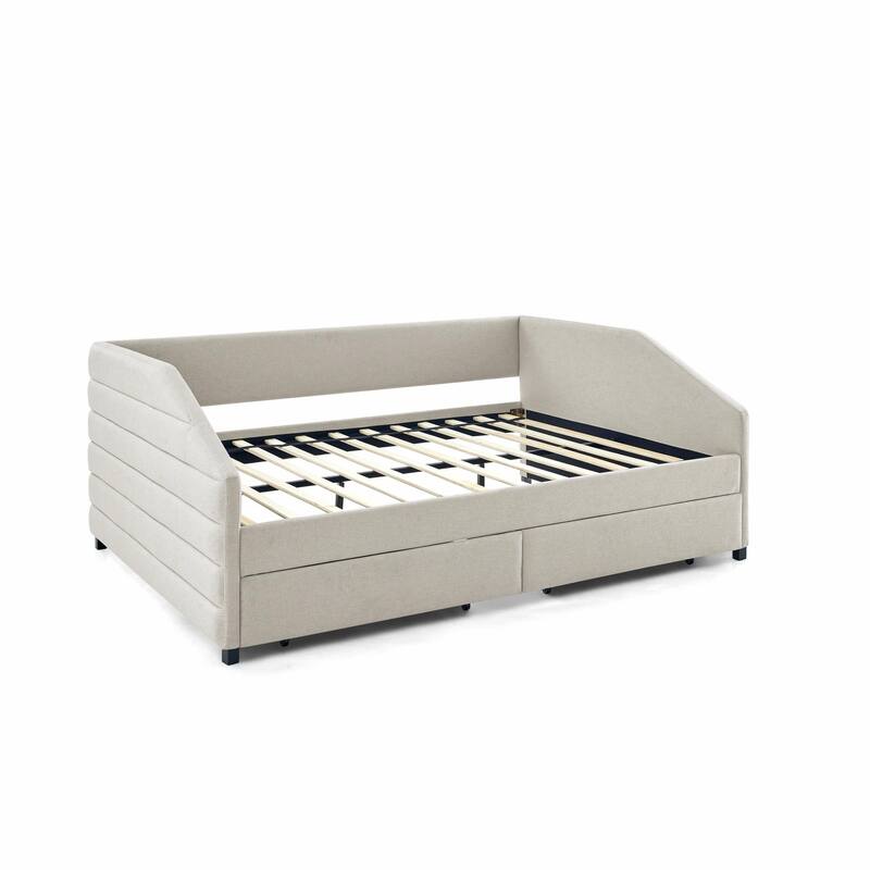 Tufted Daybed with Drawers