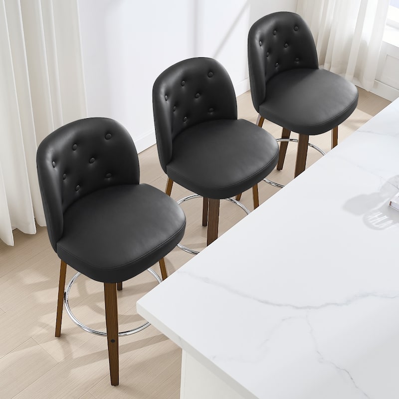 26"/29" Swivel Bar Stools/ Counter Stool with Bentwood Legs