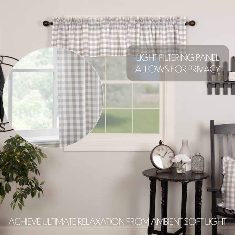 Annie Buffalo Check Valance