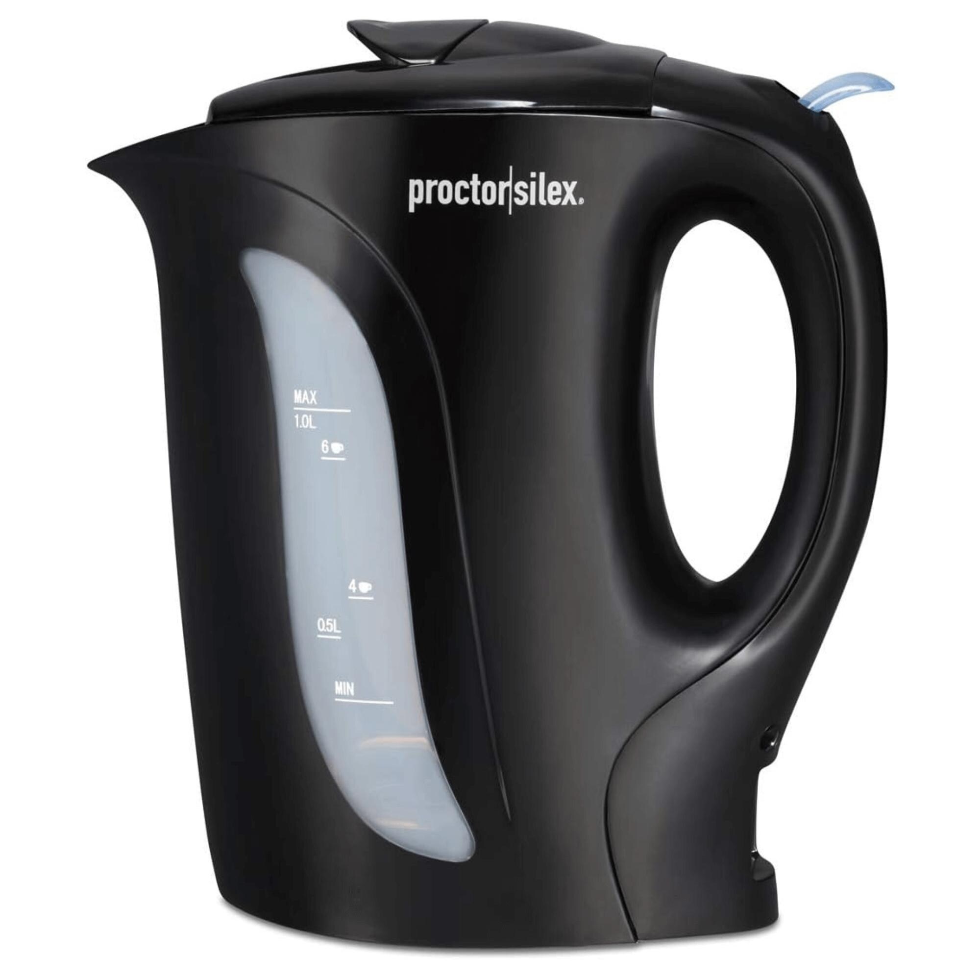 Proctor Silex 1.0 Liter Electric Tea Kettle Water-Boiler and